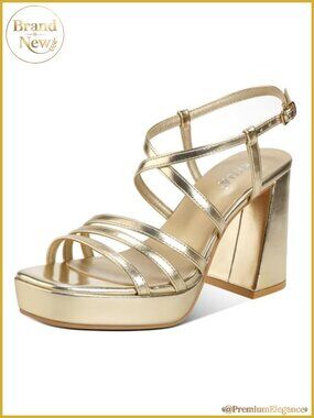 Women Platform Heels Sandals Chunky Strappy Ankle Strap Dress Party